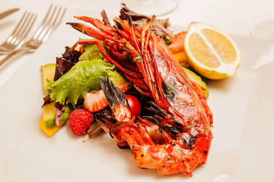 Taste the flavours of the sea with our grilled lobster dish.